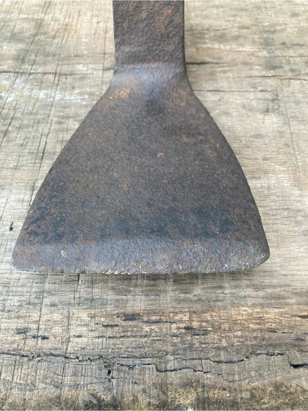 Old Axe Blade No Handle Rusty 9.5” Long